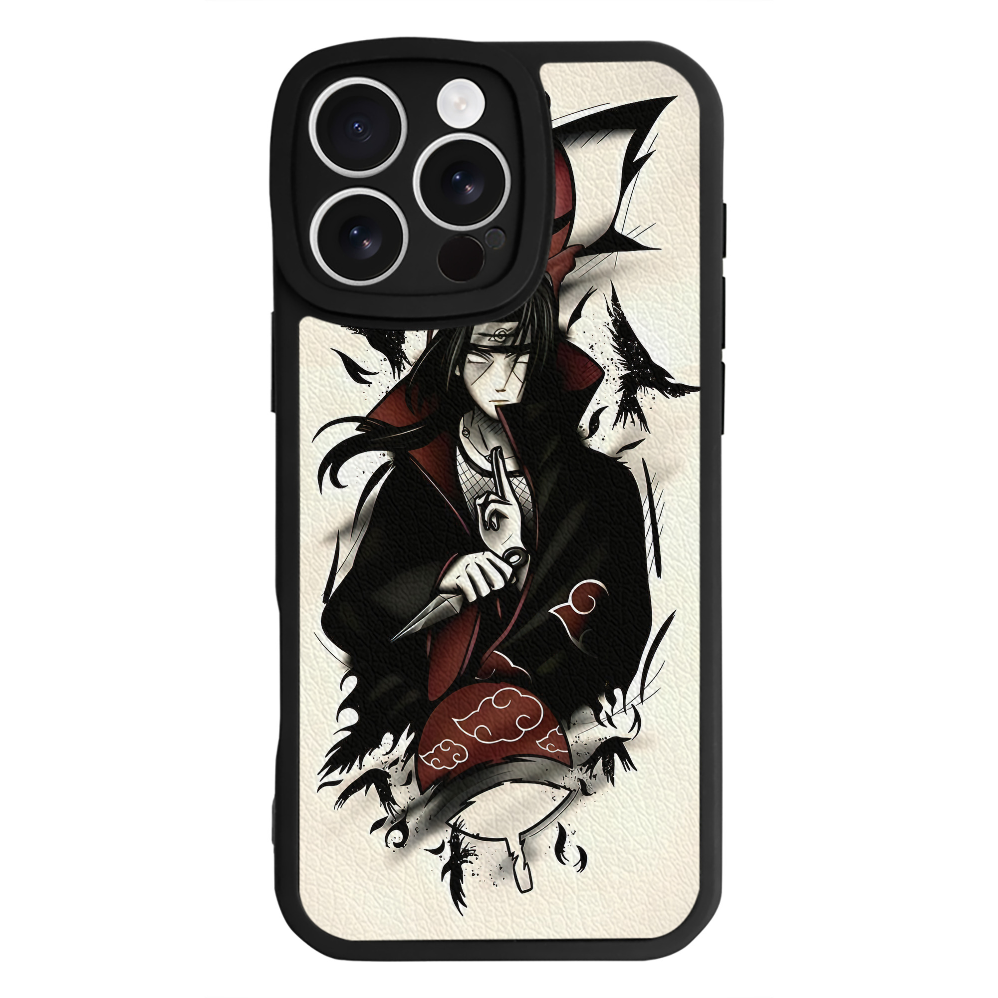 （画像用） NARUTO -ナルト- NARUTO -ナルト- 疾風伝 【iPhone 16シリーズ対応】シリコンスマホケース（レザー調） 材質：シリコン